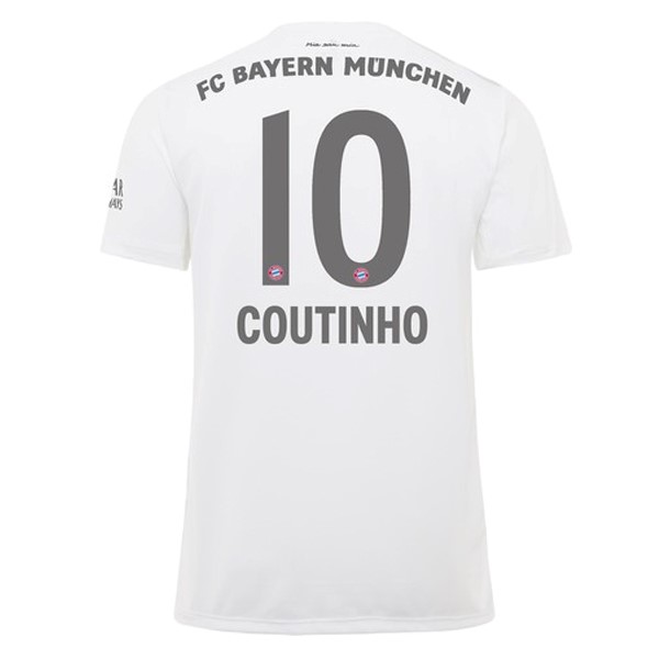 Camiseta Bayern Munich NO.10 Coutinho 2ª 2019-2020 Blanco